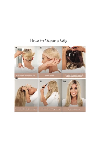 Padalink Yazlık Konforlu Saç Ağzı İçeren Saçlık - Yüksek Sıcaklık İpekli, Puf Kısa Dalgalı, Doğal Görünüm, Gençleştirici, Karışık Altın Rengi, Ss127 Siyah