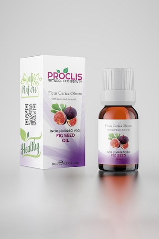 Proclis İncir Çekirdeği Yağı, Doğal Sabit Yağ, Fig Seed Oil, Ficus Carica Oleum 10 Ml