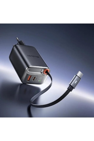 Mcdodo Ch-4100 67w Gan Şarj Adaptörü Dahili Geri Çekilebilir Kablolu
