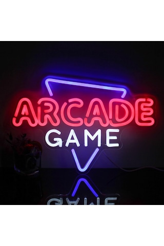 Arcade Game Neon Led Tabela Dekoratif Aydınlatma