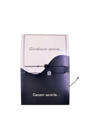 X-lady Accessories Altın Renk Gündüz Gece Arkadaş Şans Bilekliği - 2689 Çok Renkli