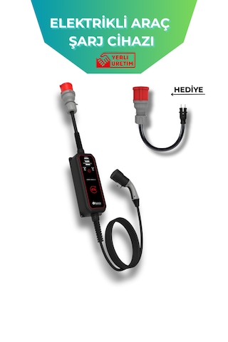 Bemis 11 - 22 Kw Pro Mobil 5 Metre Kablolu Elektrikli Araç Taşınabilir Şarj Cihazı- Çanta-dönüştürücü Bemis 11 - 22 Kw Pro Mobil 5 Metre Kablolu Elektrikli Araç Taşınabilir Şarj Cihazı- Çanta-dönüştürücü
