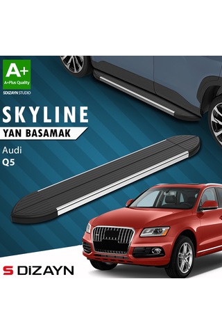 S-dizayn Audi Q5 Skyline Krom Yan Basamak 183 Cm 2008-2016 A+ Kalite