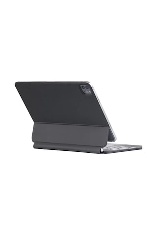 Apple iPad Uyumlu Pro 11 2022 Kılıf X7 Magic Manyetik Klavyeli Tablet Kılıfı - Siyah Standart