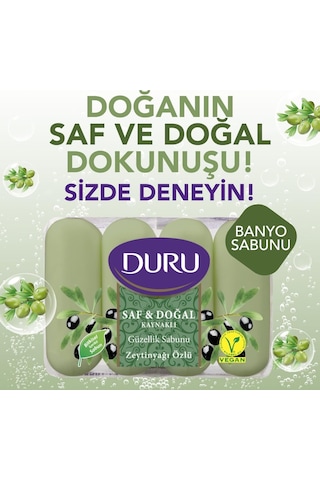 Duru Saf&dogal Zeytinyağlı Sabun, 70 Gramx4