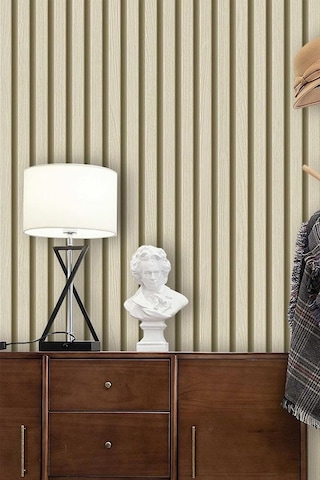 Zümrüt Exclusive Lambri Desenli Duvar Kağıdı 7640