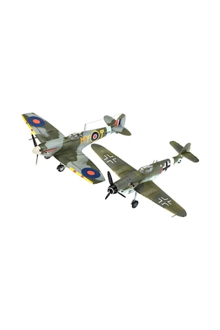 Revell Maket Seti Combat Set Bf109g-10-spitfire Mk.v 63710