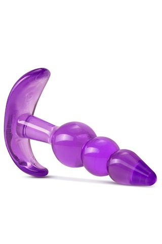 Fastieshop Boğumlu T Anal Plug Mor 9 Cm