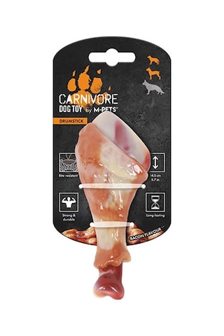 M-pets Carnivore But Şeklinde Pastırma Aromalı Kemik Köpek Oyuncağı 12,4x6,1x3,5 Cm 244-50127.01