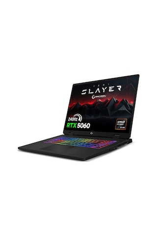 Game Garaj Slayer R9MXL-5060-C2 R9-8940HX 32 GB 1 TB SSD RTX5060 17" Free Dos Dizüstü Bilgisayar