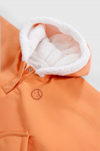 Su Geçirmez Bebek Panço Turuncu Yağmurluk Turuncu