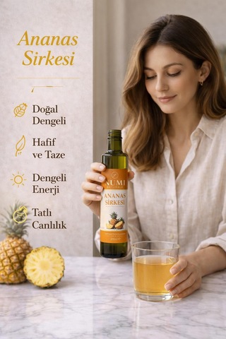 Ananas Sirkesi Doğal Fermantasyon Katkısız 250 Ml