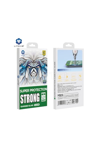 Lito D+ Max Clear Strong Glass Apple Uyumlu iPhone 15 Plus Ekran Koruyucu