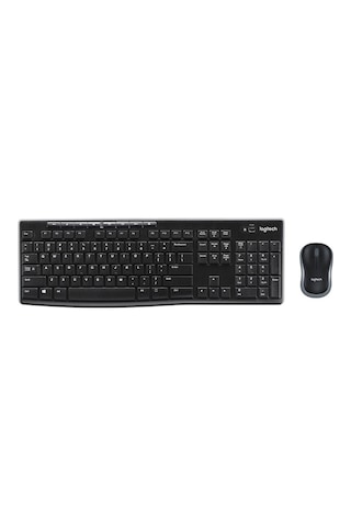 Logitech MK270 Kablosuz İngilizce Q Klavye Mouse Set