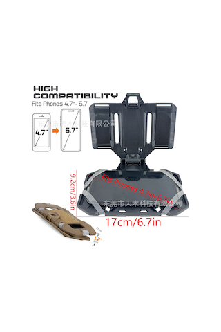 Yeni Cep Telefonu Asma Tahtası Katlanır Taktik Yelek Yeşil