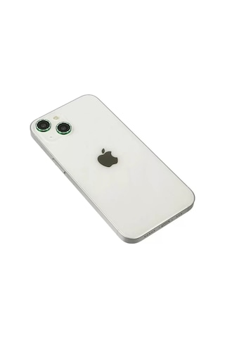 Newface Apple Uyumlu iPhone 14 Diamond Kamera Lens - Yeşil