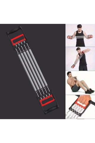 Buffer Göğüs ve Kuvvet Egzersiz Aleti 5 Yaylı 5 Kademeli Ayarlanabilir Fitness Ve Kuvvet Antrenmanı Ekipmanı Çok Renkli