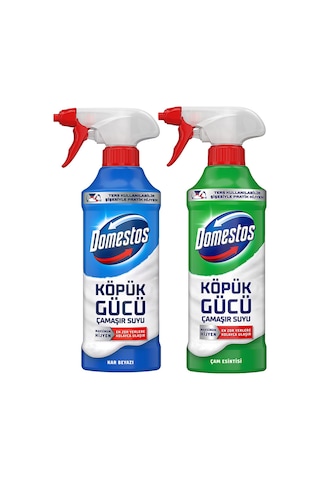 Domestos Köpük Gücü Köpük Çamaşır Suyu Kar Beyazı 450 Ml X1 + Çam Esintisi 450 Ml X1 Diğer