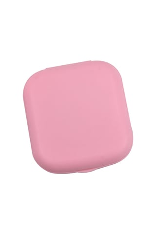 Mufunye Kontakt Lens Kutusu, Sevimli Ve Kompakt, Taşıması Kolay, Pembe