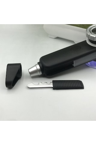 Th-8019 30x Ayarlanabilir Çoklu Işıklı Usb Şarjlı El Büyüteci