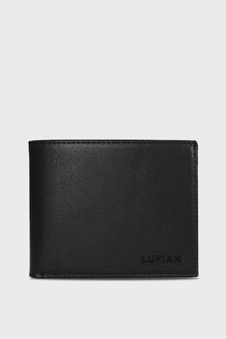 Lufian Breton 102/2 Erkek Deri Cuzdan Siyah Siyah 111240017100100