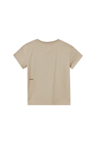 Pangaia Organik Pamuklu Unisex T - Shirt - Taş Rengi Stone