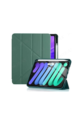 Apple Uyumlu iPad Pro 13 İnç M4 2024 Kılıf Kalem Şarj Bölmeli Case A2925 A2926 A3007