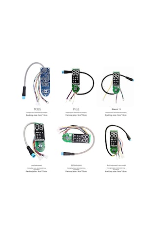Konesam Elektrikli Scooter M365/1s/pro/pro2/mı-3 İçin Bluetooth Ekranlı Kontrol Paneli - Pro2 4 Tel Almanya Standartı