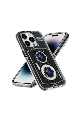 Youngkit Apple Uyumlu iPhone 14 Pro Max Kılıf Magsafe Şarj Özellikli Lens Figürlü YoungKit Art Film Serisi Kapak YOUNGKİT-TA85944