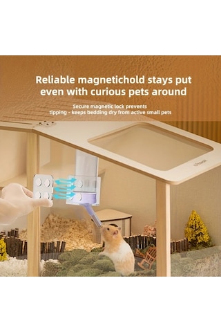 Willowhaven Manyetik Akrilik Otomatik Küçük Evcil Hayvan Suluk Tutucu - Kaymaz Tasarım