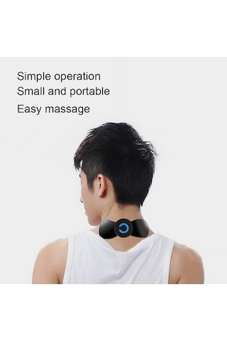 Moveevo Kollektif Bölgeler İçin Ems Mikro Akım Masaj Aleti, 6 Mod Ve 10 Seviye, Usb Şarjlı, Taşınabilir Boyut Omuz, Boyun, Bel, Bacak Diğer
