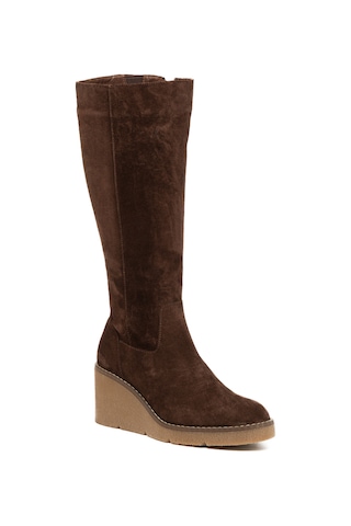 Marrone Çizme Kadın 25k12068xs Vergelio Suede Marrone