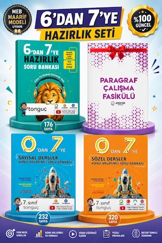 Tonguç Akademi 6 Dan 7 Ye Hazırlık Seti 2027 Tonguç Akademi 6 Dan 7 Ye Hazırlık Seti 2027
