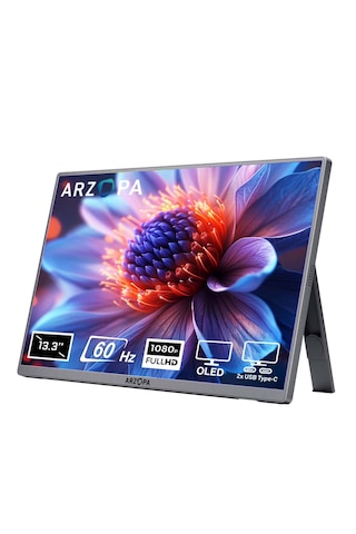 Arzopa A3c Pro 13.3 İnç 60hz 1ms Full Hd Oled Type-c Taşınabilir Monitör