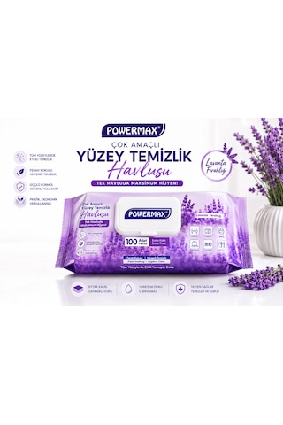 Powermax Çok Amaçlı Yüzey Temizlik Havlusu 3 Lü Paket