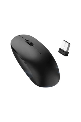 Ergonomik Tasarım Kablosuz Siyah Mouse Hassas Uzun Ömürlü Mi