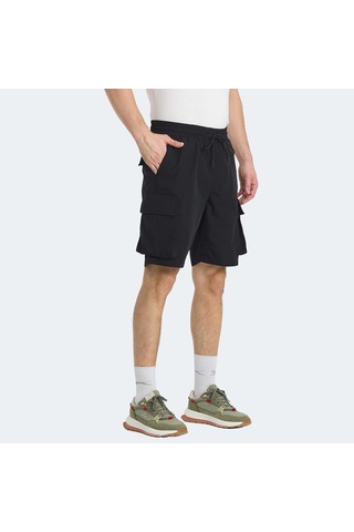 Slazenger RODYA Erkek Cepli Kargo Siyah Şort