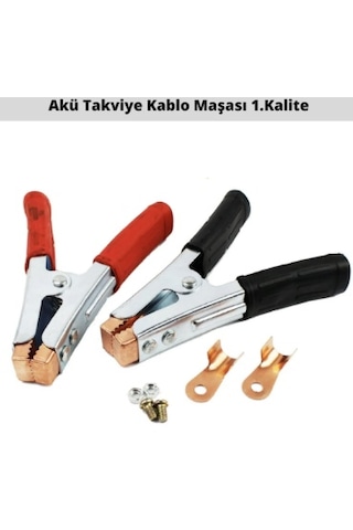 Akü Takviye Kablo Maşası 2'li Set