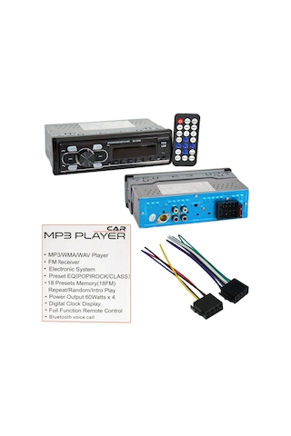 Carub Oto Teyp Mp3 Çalar Bluetooth+2 Usb+sd Kırmızı Işıklı 60wx4 Sx-8800 Br2749951