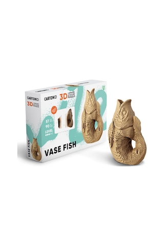 Cartonic 3d Puzzle - Fısh Vase