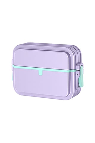 Apple Uyumlu AirPods Pro 2. Nesil İle Kılıf Kilit İnce Çizgi Dizayn Case 404 Lila