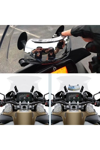 Motosiklet İçin Islanmaya Dayanıklı Geniş Açı Görme Ve Kör Nokta Aynası Bx40