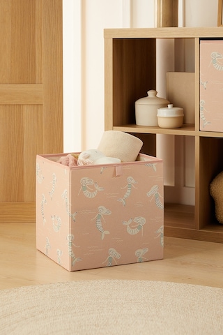 Ocean Home Textile Çocuk Odası Deniz Kızı Kutu 33 x 30 x 33 CM