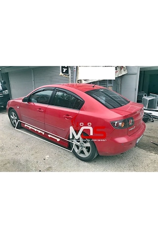 Mazda 3 Marşpiyel Takımı Fiberglass Boyasız