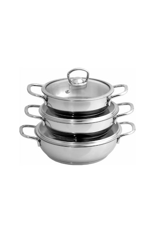 Sole Samira 6 Parça Cam Kapaklı Omlet Set
