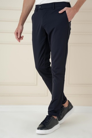 Efor Comfort Fit Beli Lastikli Esnek Casual Lacivert Pantolon P 1173 Lacivert