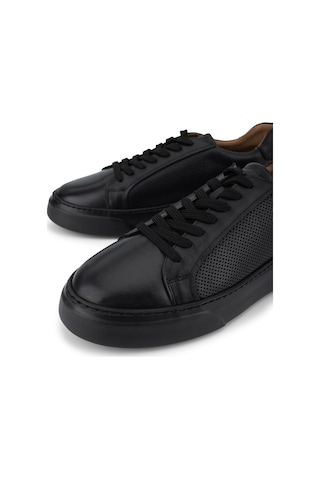Tamer Tanca Erkek Hakiki Deri Siyah Sneakers & Spor Ayakkabı 13 2033 Erk Ayk Sk26-27 Syh/syh Tbn Siyah1