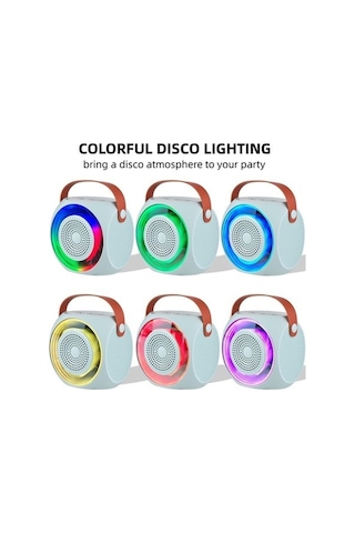 Artfulabode Mikrofonlu Karaoke Kablosuz Jzr-gy Hoparlör, Günü Ev/dış Doğum Partisi 2 Da