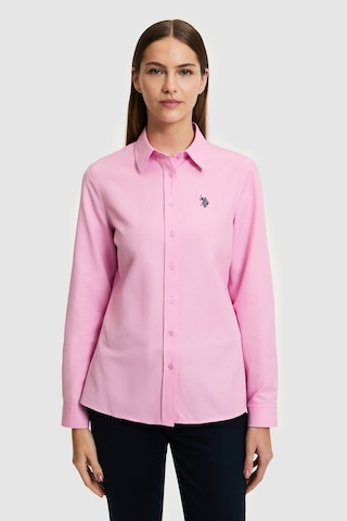 U.s. Polo Assn. Kadın Pembe Gömlek Basic 50324791-vr041