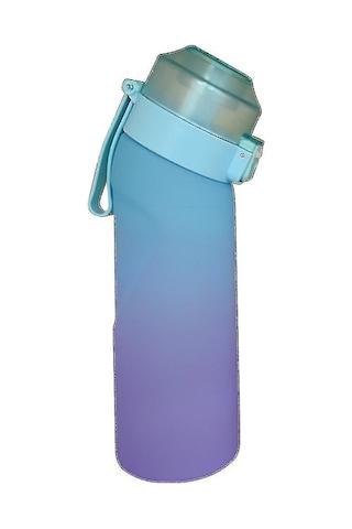 Aroma Kapsüllü Aromalı Su Şişesi Hava Su Şişesi Buzlu Siyah 650ml Hava Başlangıç Seti Kamp Sporları İçin Su Bardağı-tfrf Çok Renkli
